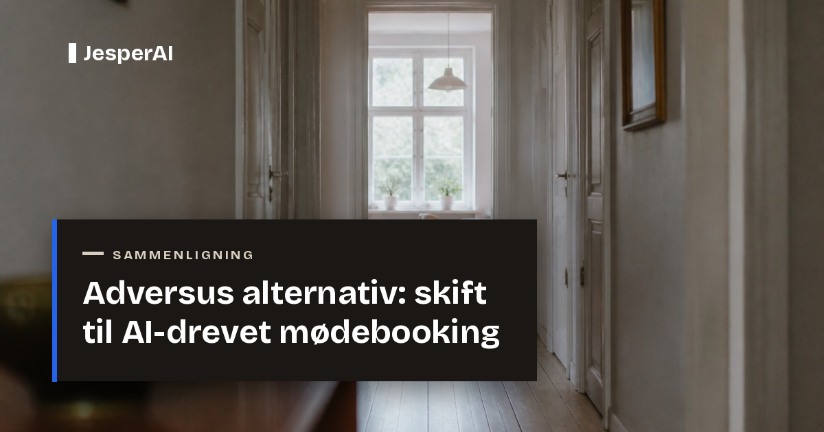 Adversus alternativ 2026: skift til AI-drevet mødebooking