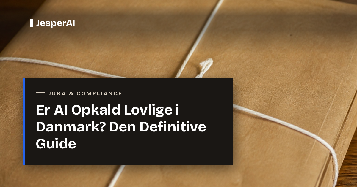 Er AI Opkald Lovlige i Danmark? Den Definitive Guide 2026