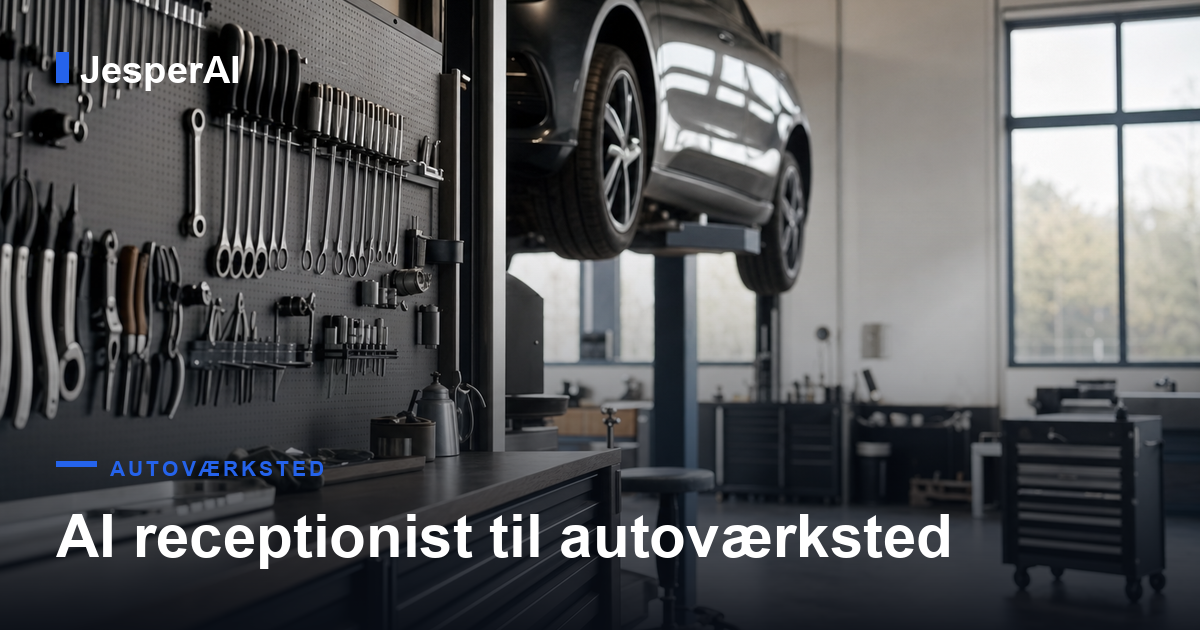 AI receptionist til autoværksted: tag telefonen for dig