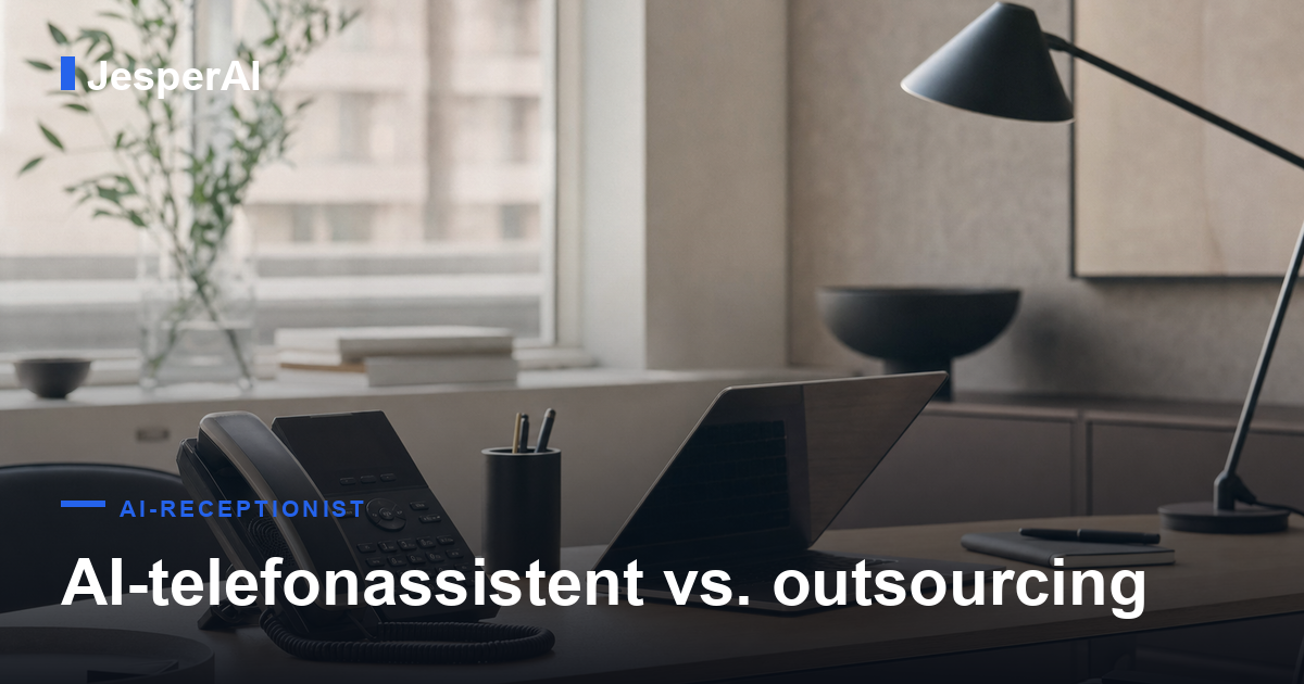 AI-telefonassistent vs. outsourcing: hvad passer bedst?