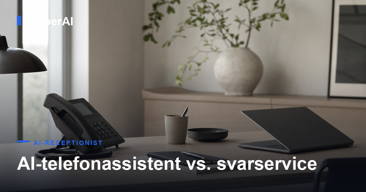AI-telefonassistent vs. svarservice: hvad er bedst?