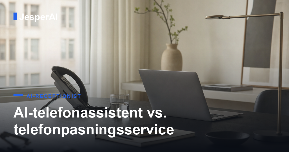 AI-telefonassistent vs. telefonpasningsservice: hvad vælge?