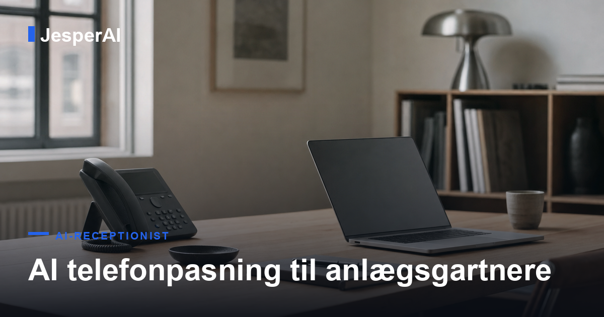 AI telefonpasning til anlægsgartnere: fang sæsonens opgaver