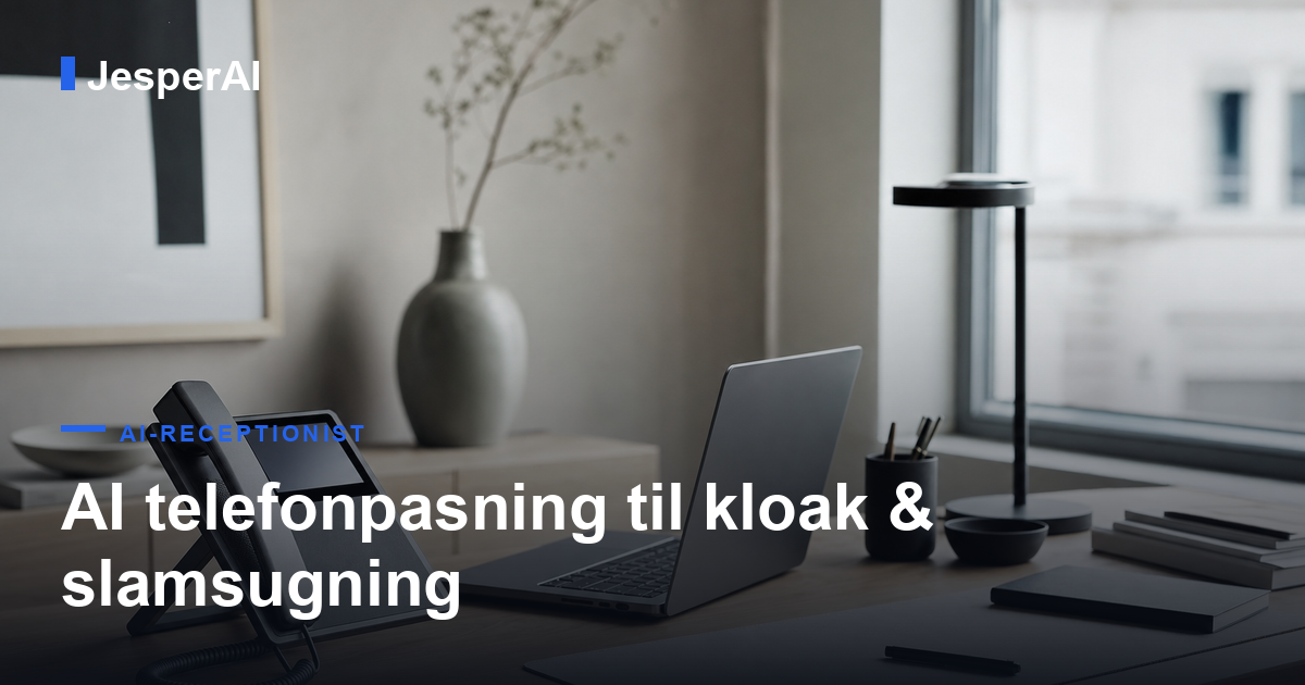 AI telefonpasning til kloak & slamsugning: akut døgnet rundt