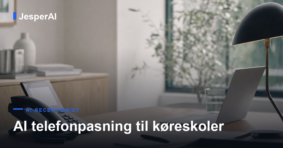 AI telefonpasning til køreskoler: svar mens du underviser