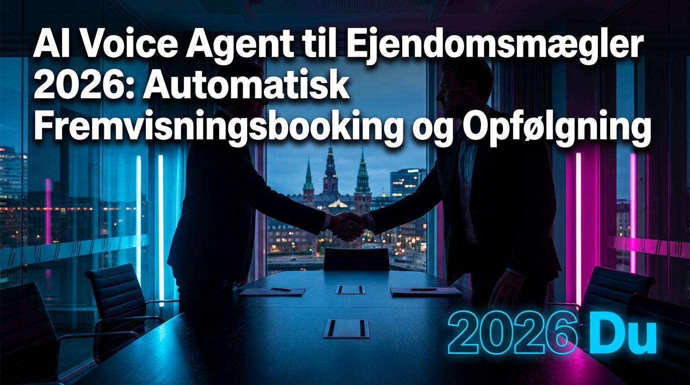 AI voice agent til ejendomsmægler: fremvisningsbooking