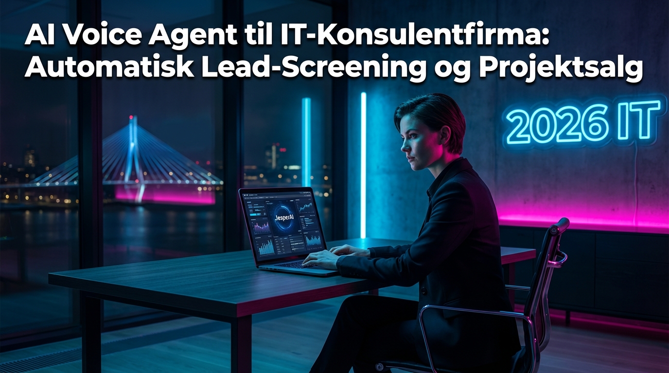 AI voice agent til IT-konsulent: lead-screening & salg