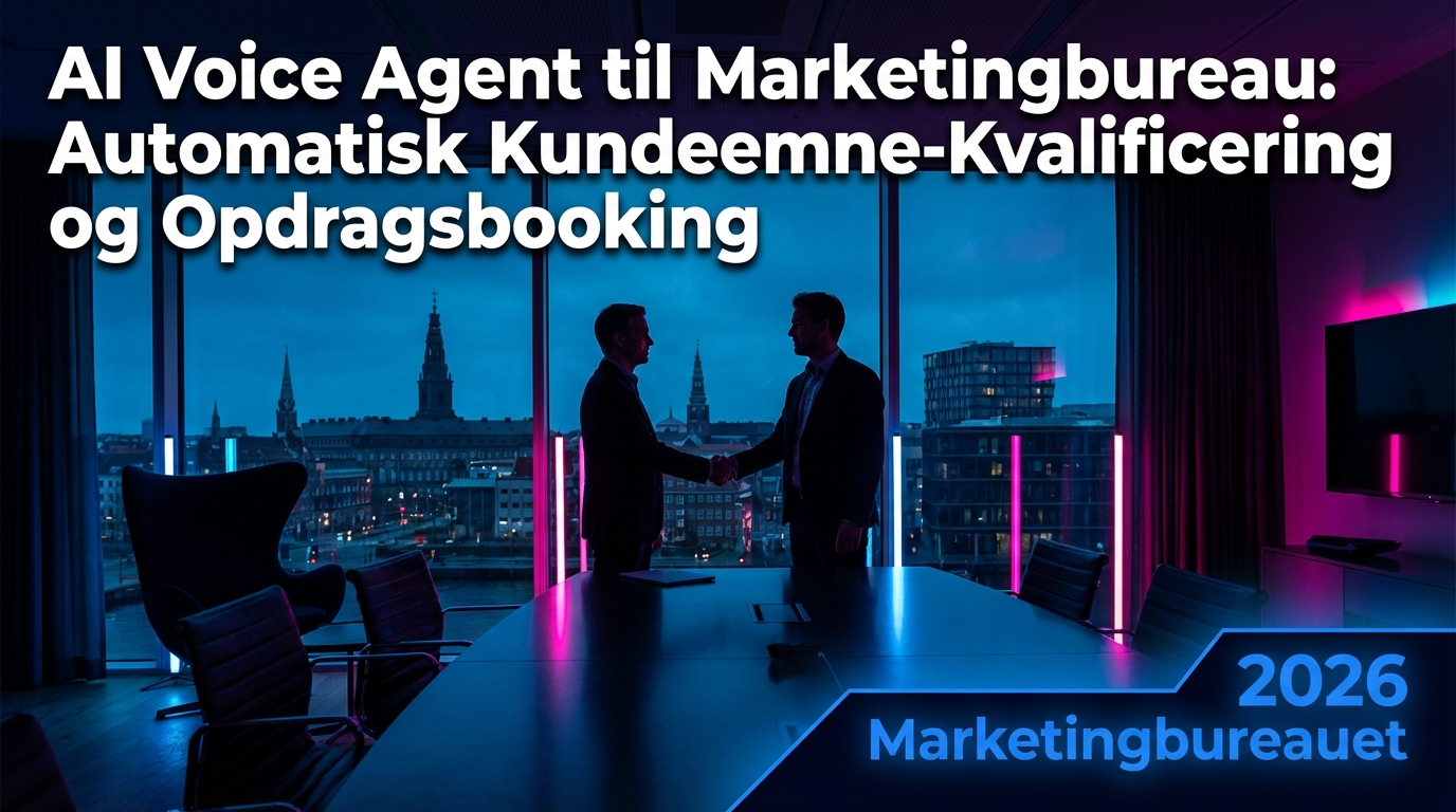 AI voice agent til marketingbureau: leads & booking