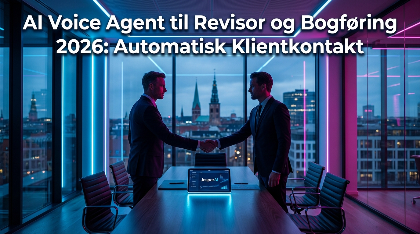 AI voice agent til revisor og bogføring: klientkontakt