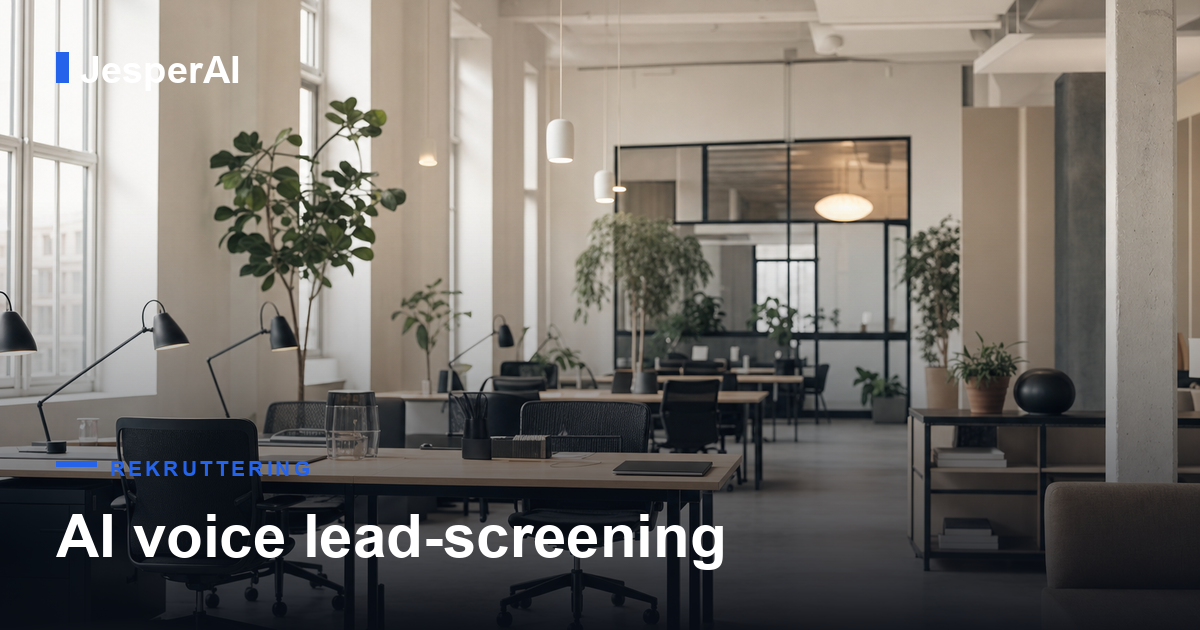 AI voice lead-screening: kvalificér leads før opkaldet