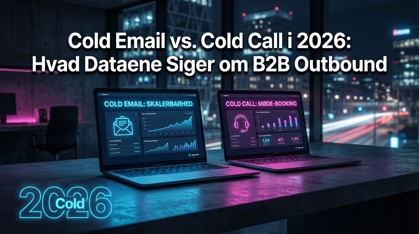 Cold email vs. cold call: hvad dataene siger om B2B