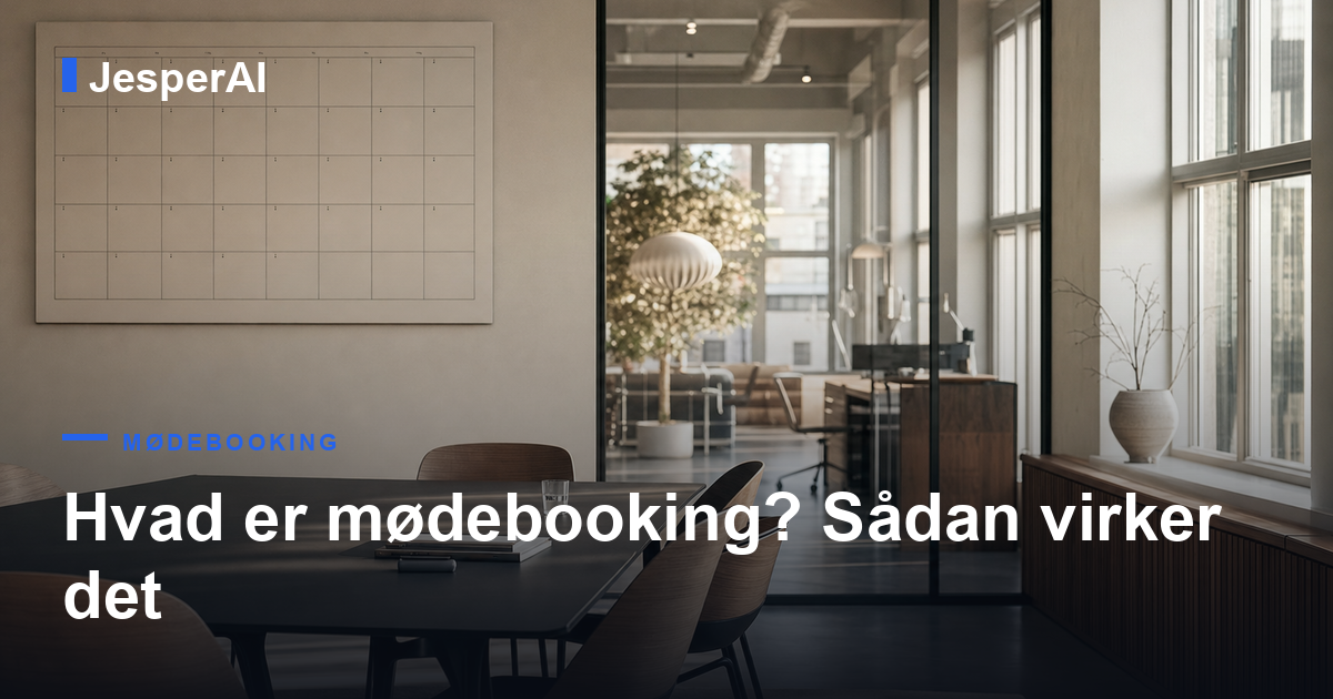 Hvad er mødebooking? Sådan virker det: billigere med AI