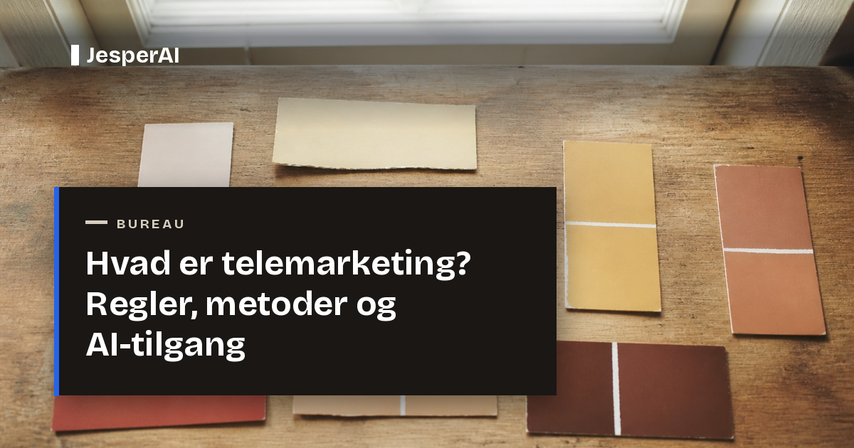 Hvad er telemarketing? Regler, metoder og AI-tilgang
