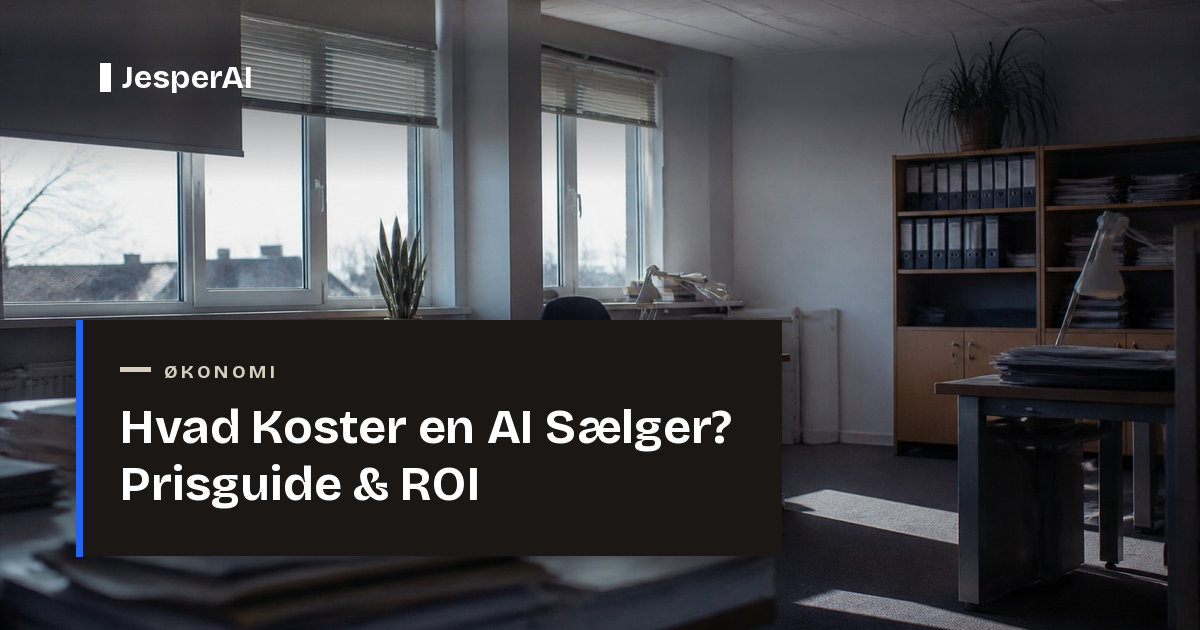Hvad Koster en AI Sælger? Prisguide & ROI 2026