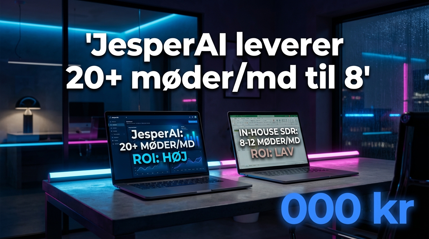 JesperAI vs. In-house SDR: Den Brutale ROI-sammenligning (2026)