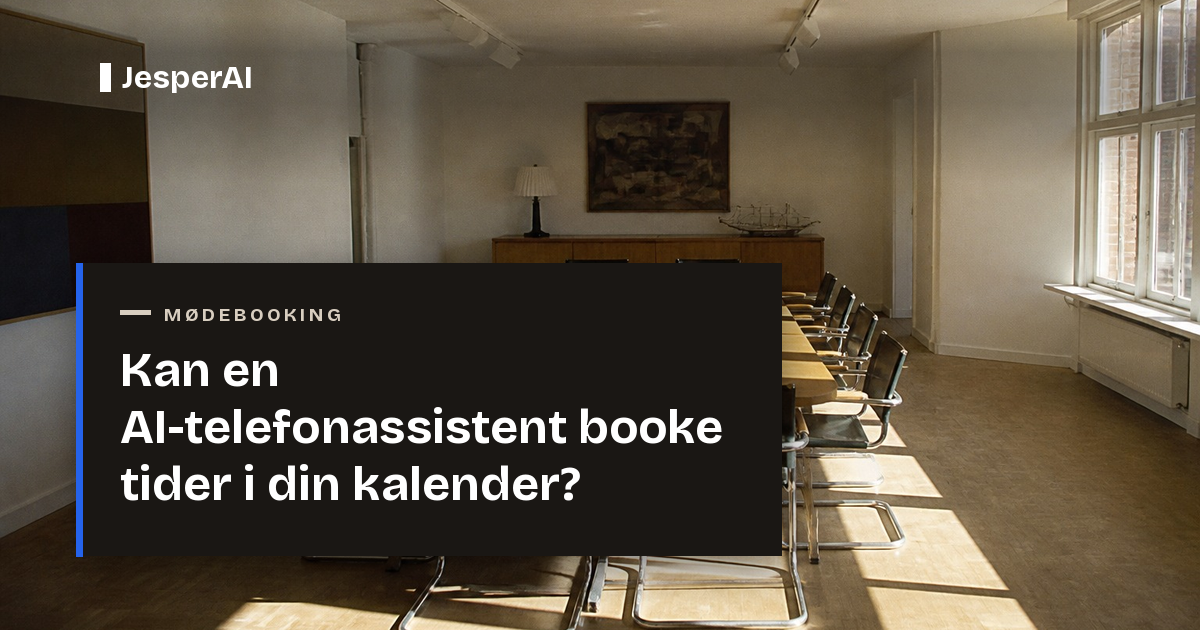 Kan en AI-telefonassistent booke tider i din kalender?