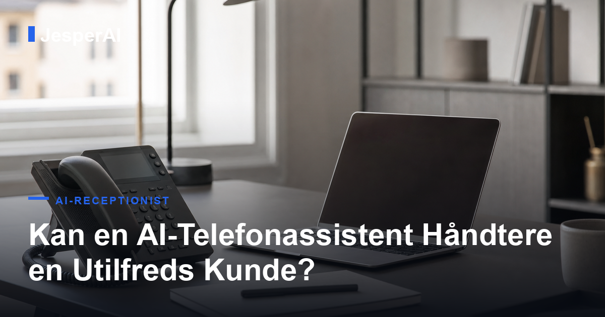 Kan en AI-Telefonassistent Håndtere en Utilfreds Kunde?