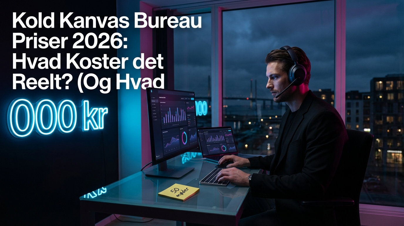 Kold kanvas bureau priser 2026: hvad koster det reelt?