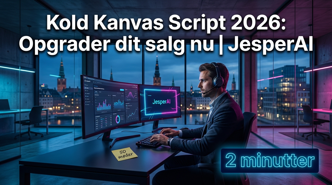 Kold Kanvas Script 2026: Opgrader dit salg nu | JesperAI
