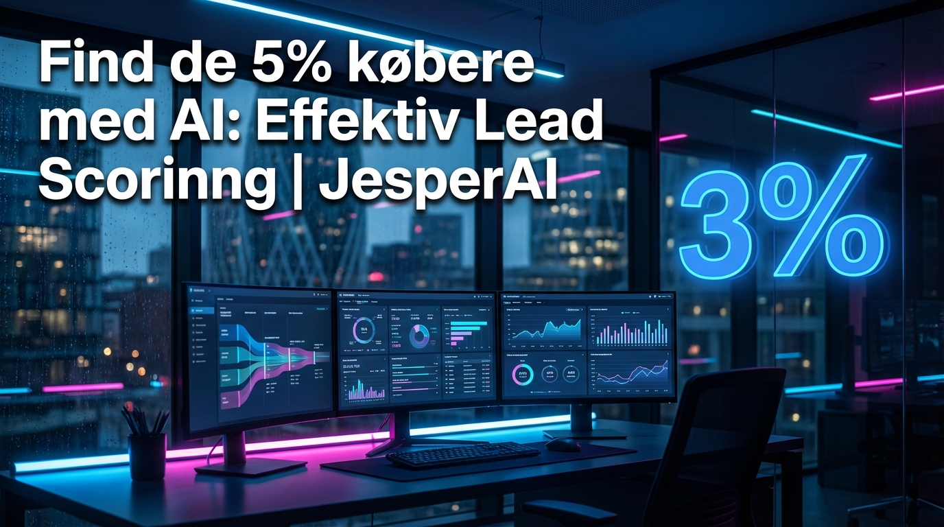 Find de 5% købere med AI: Effektiv Lead Scoring | JesperAI
