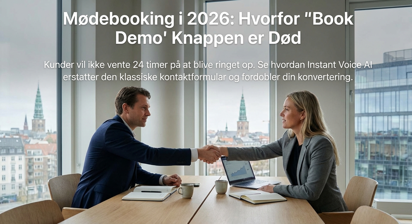 Mødebooking i 2026: Drop "Book Demo" og øg din hit rate