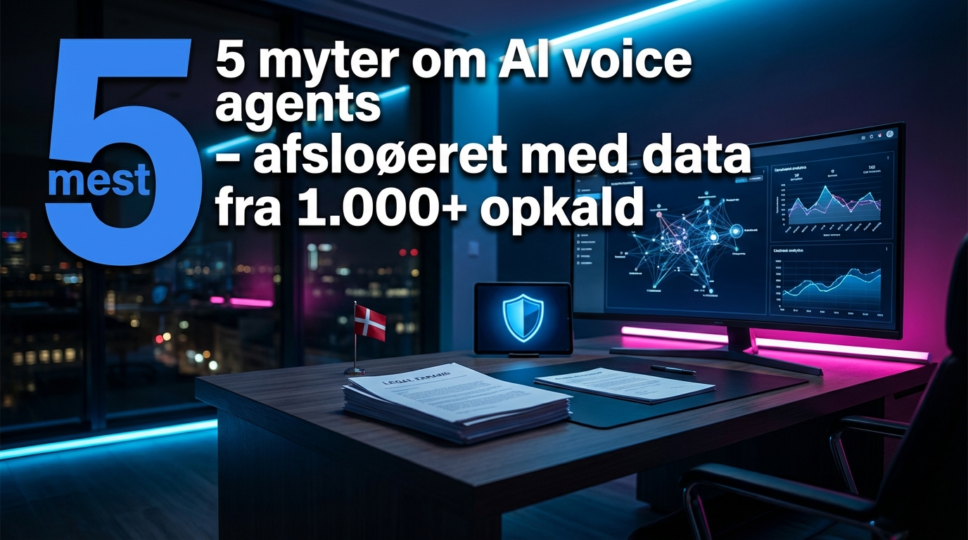 AI voice agents: 5 myter om AI-telefoni afsløret