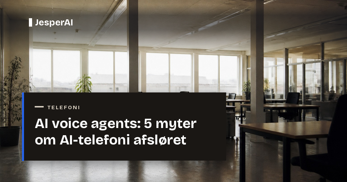 AI voice agents: 5 myter om AI-telefoni afsløret