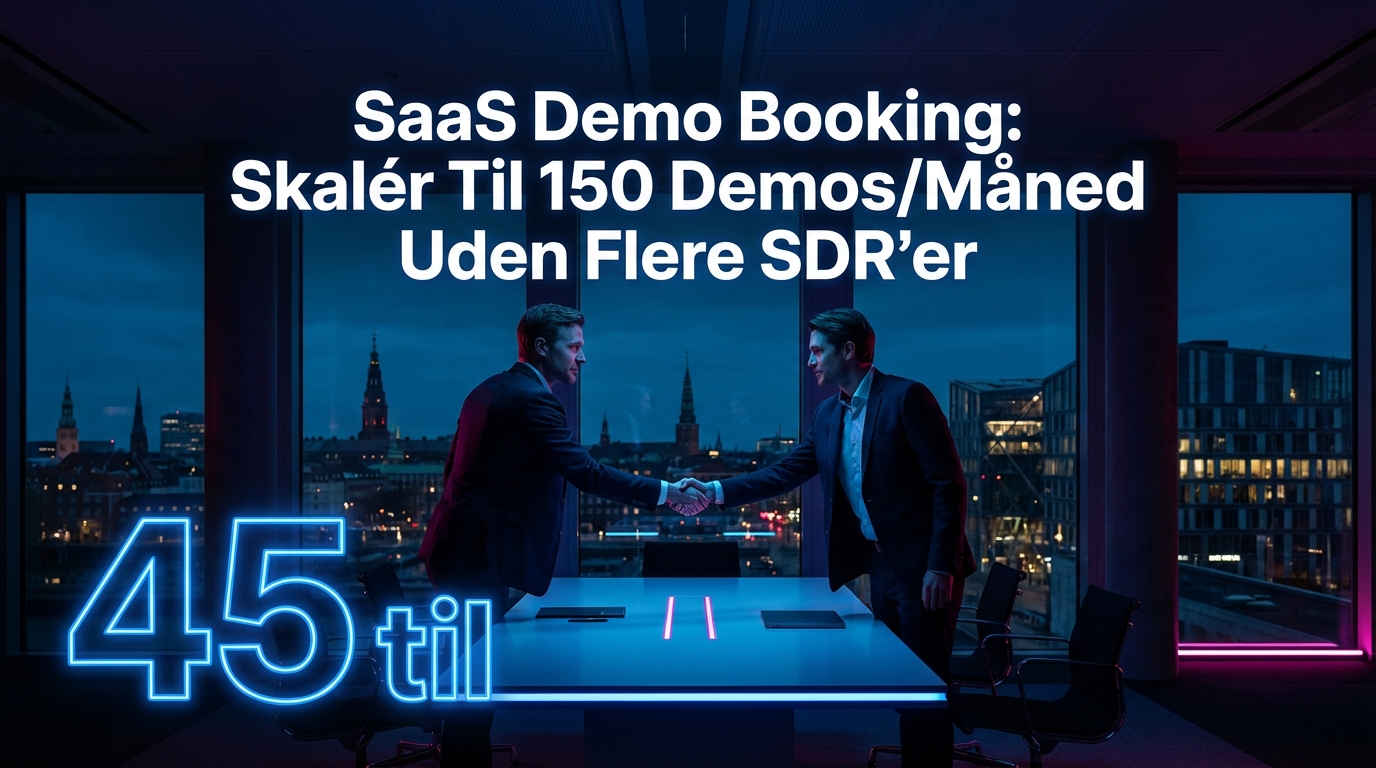 SaaS Demo Booking: Skalér Til 150 Demos/Måned Uden Flere SDR'er