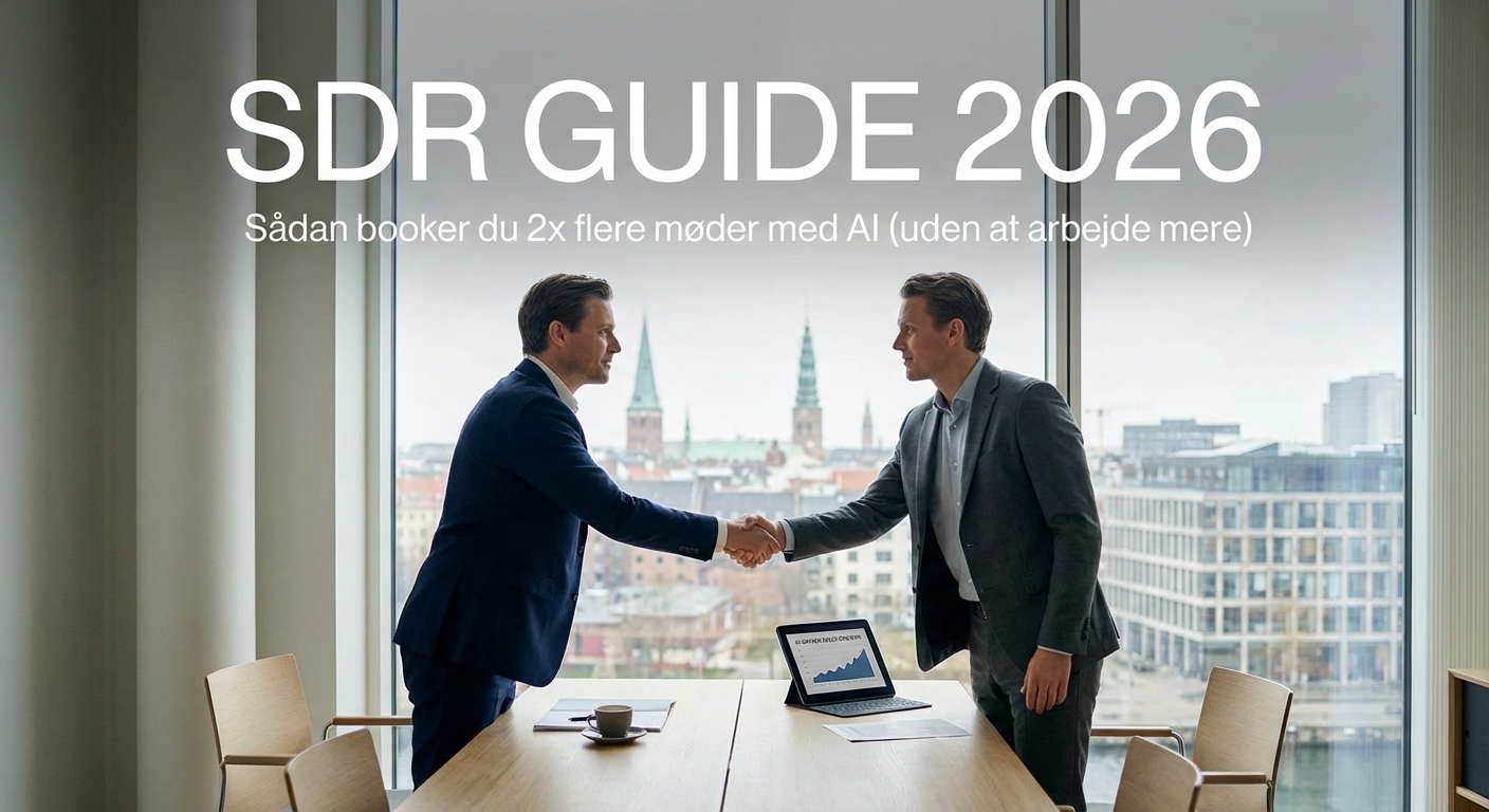 Book 2x Flere Møder med AI: SDR Guide 2026 | JesperAI