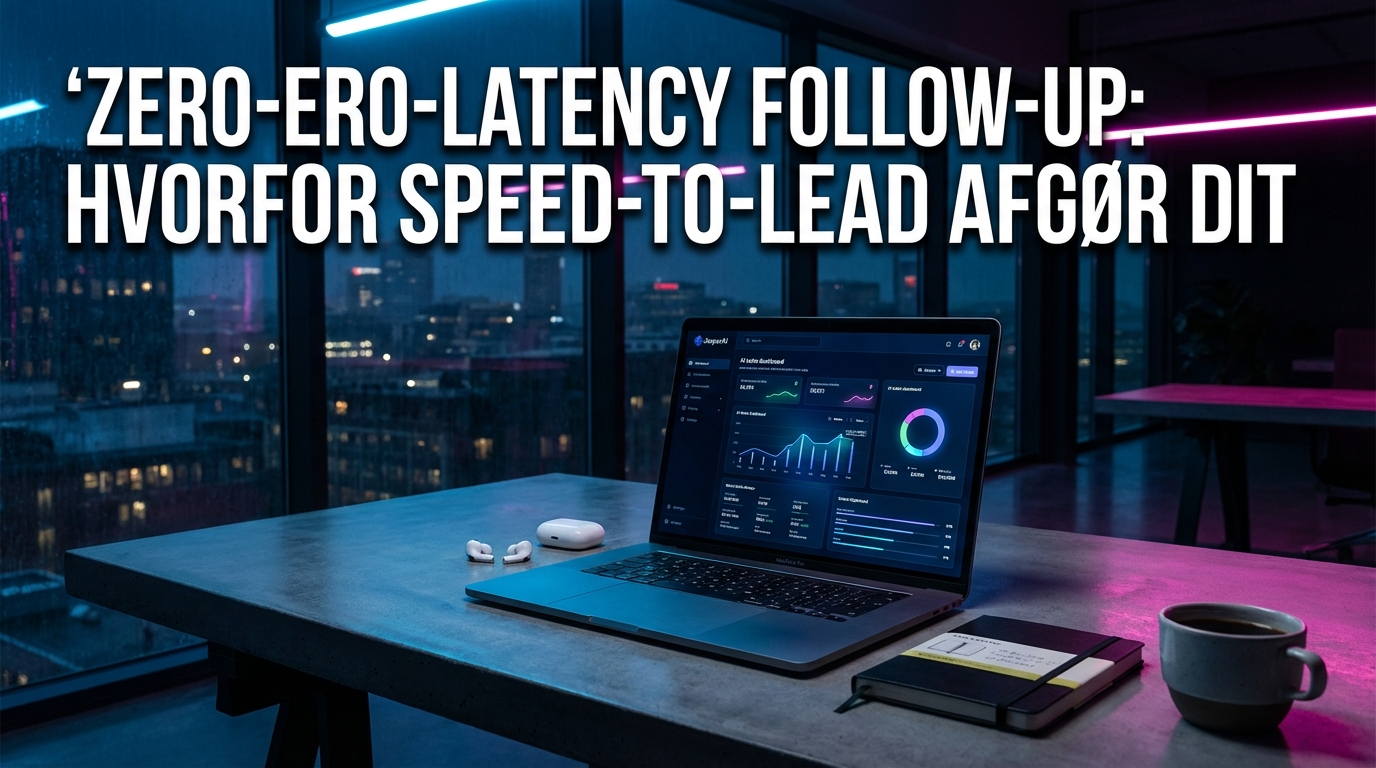 Zero-Latency Follow-up: Hvorfor Speed-to-Lead Afgør Dit Salg i 2026